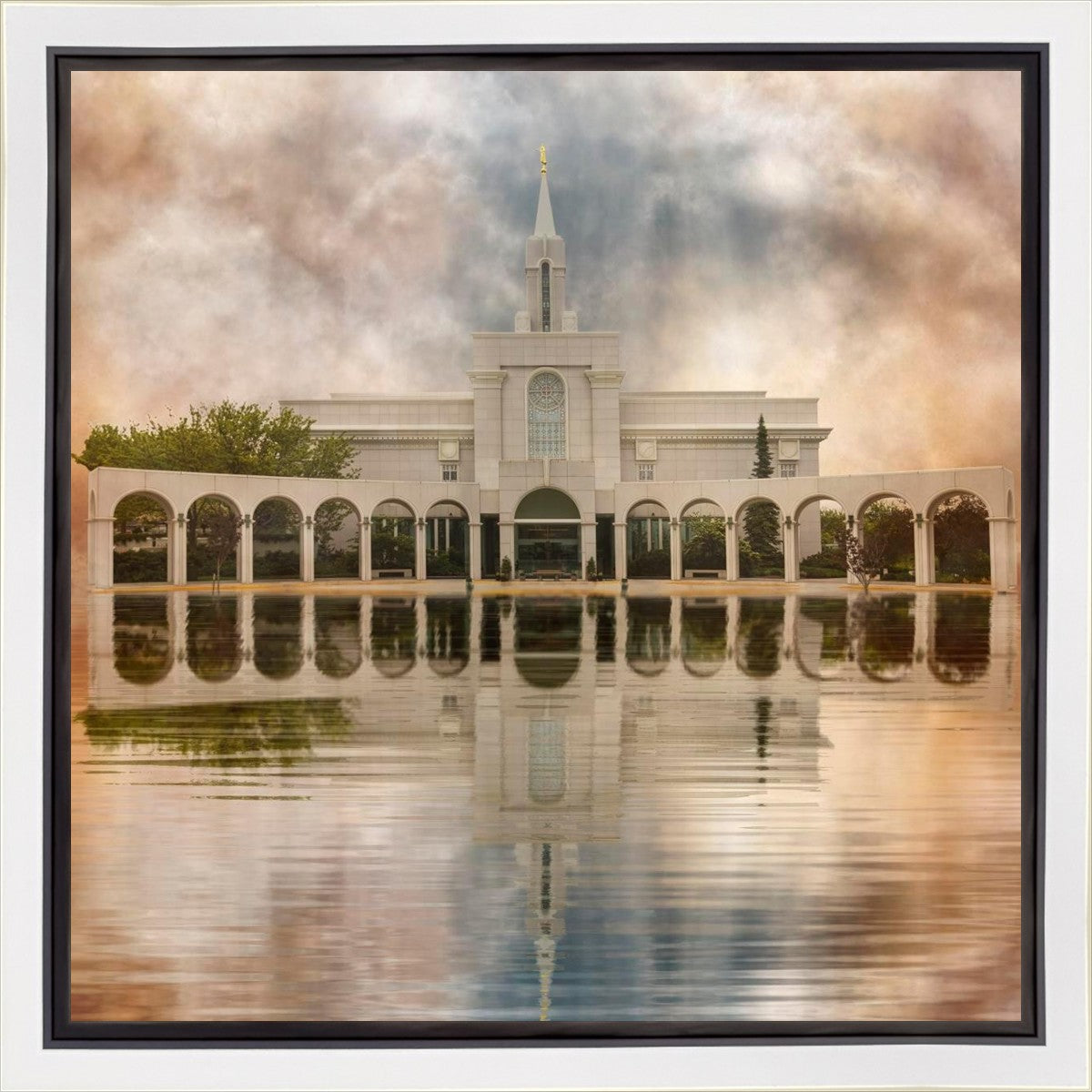 Millennial Reflection Bountiful Utah Temple