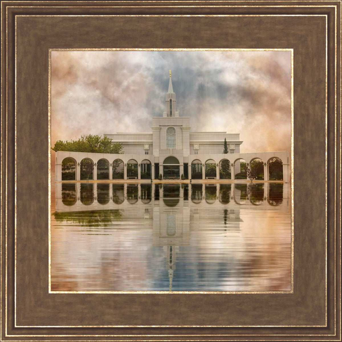Millennial Reflection Bountiful Utah Temple