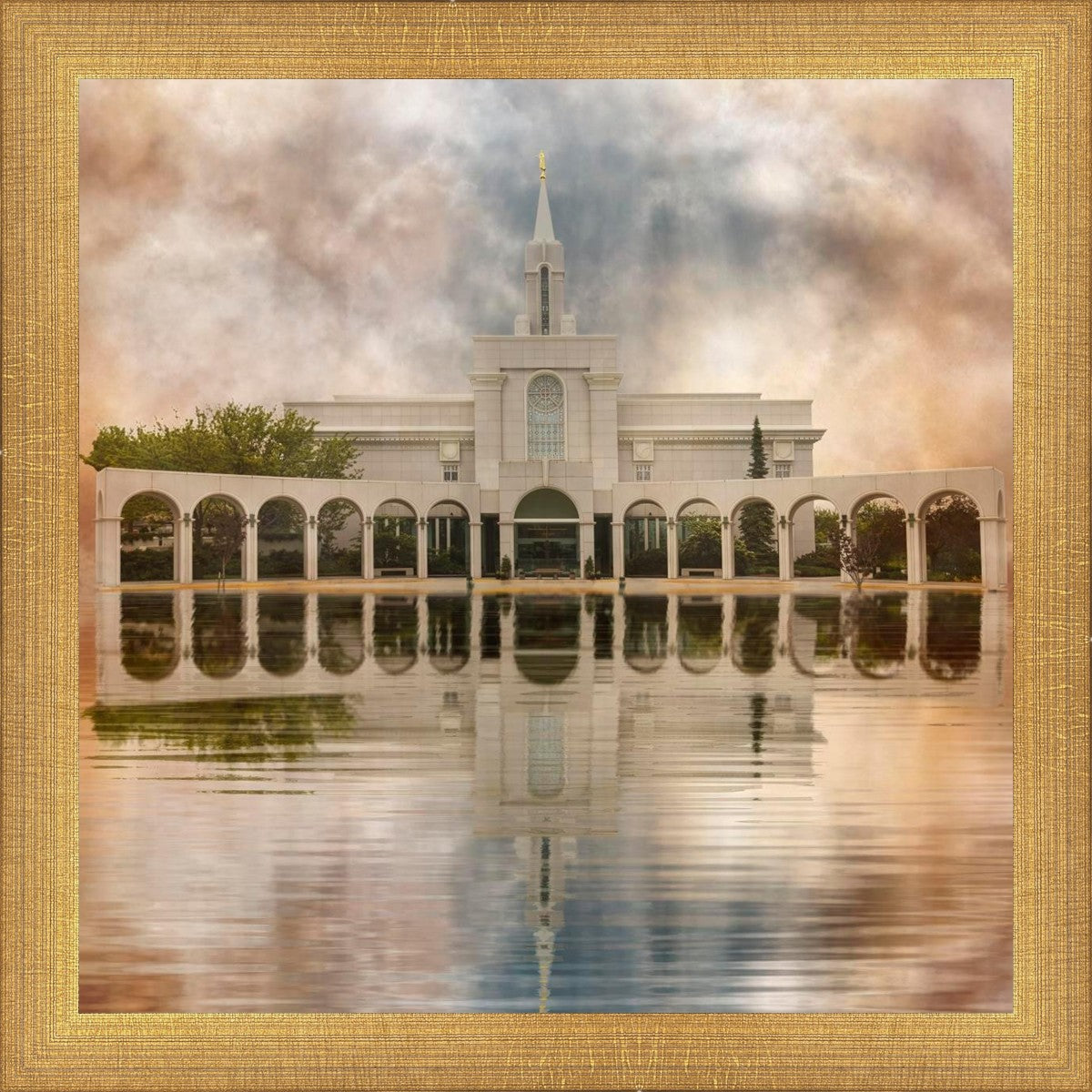 Millennial Reflection Bountiful Utah Temple