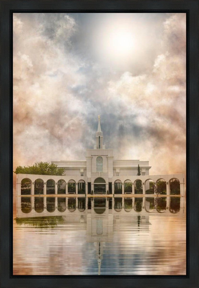 Millennial Reflection Bountiful Utah Temple