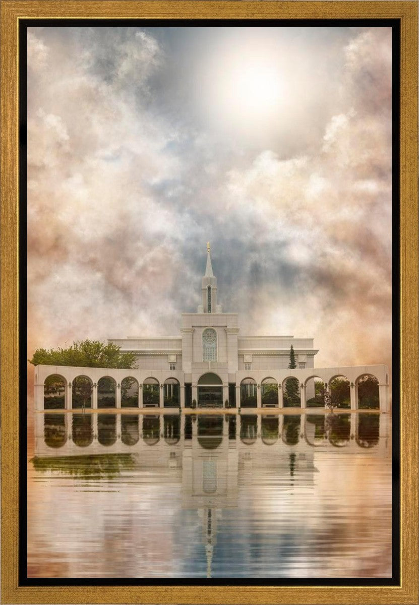 Millennial Reflection Bountiful Utah Temple