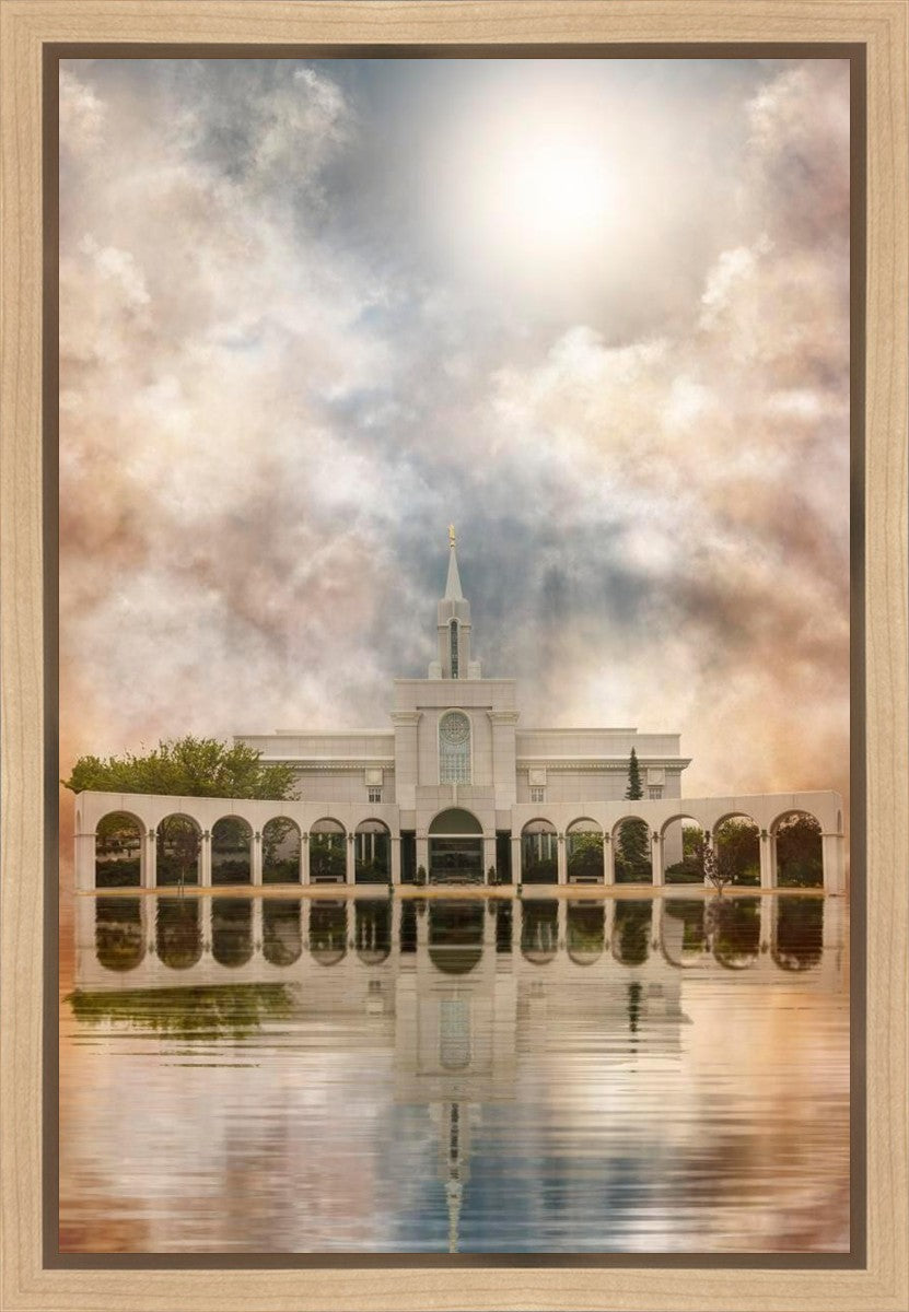 Millennial Reflection Bountiful Utah Temple