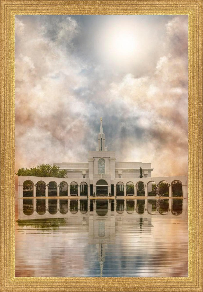 Millennial Reflection Bountiful Utah Temple