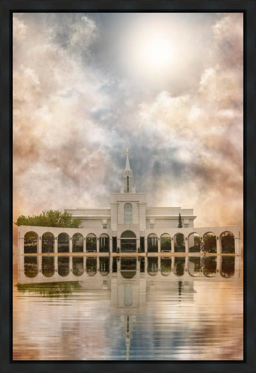 Millennial Reflection Bountiful Utah Temple