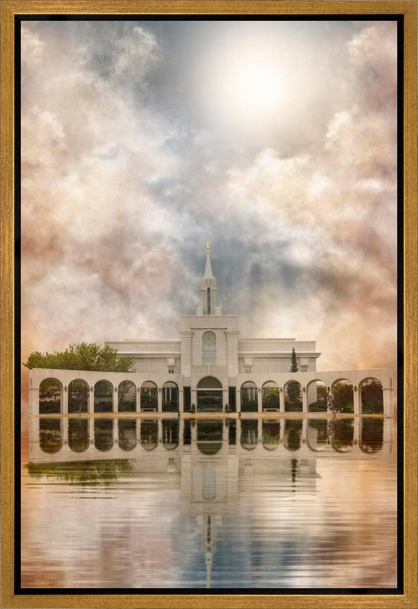 Millennial Reflection Bountiful Utah Temple