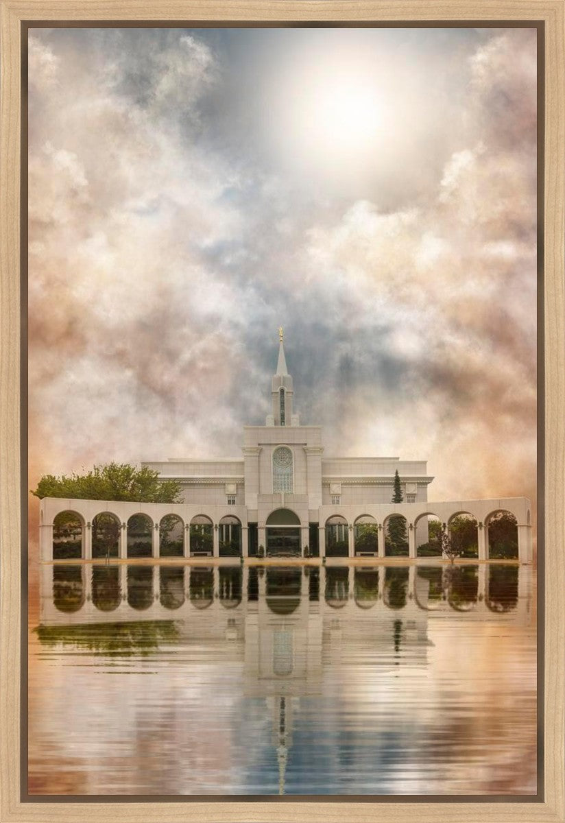 Millennial Reflection Bountiful Utah Temple