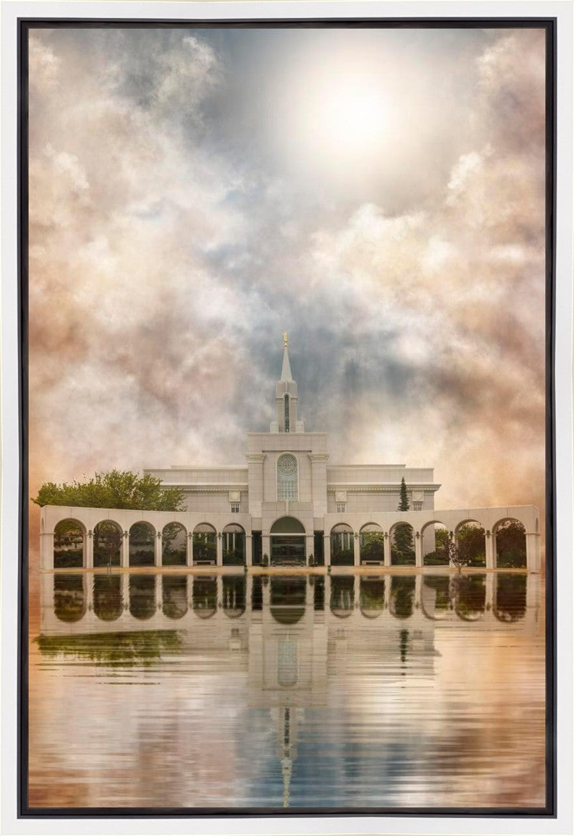 Millennial Reflection Bountiful Utah Temple