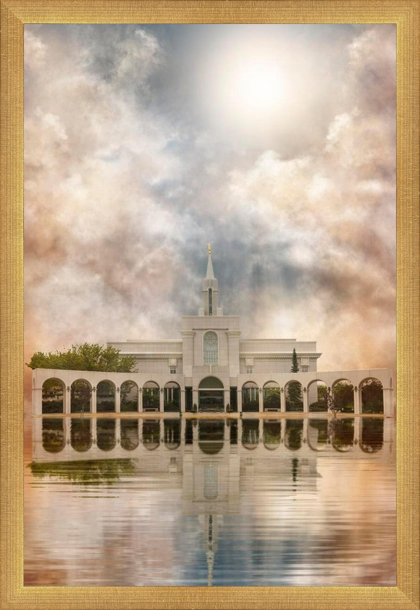 Millennial Reflection Bountiful Utah Temple