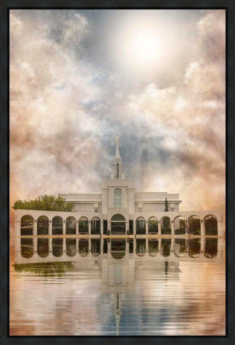 Millennial Reflection Bountiful Utah Temple