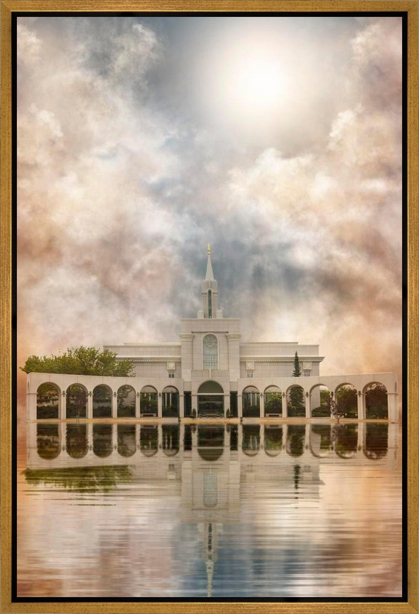 Millennial Reflection Bountiful Utah Temple