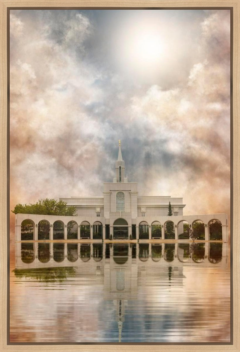 Millennial Reflection Bountiful Utah Temple