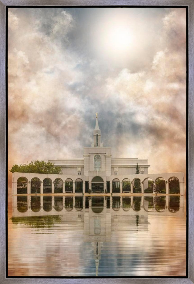 Millennial Reflection Bountiful Utah Temple