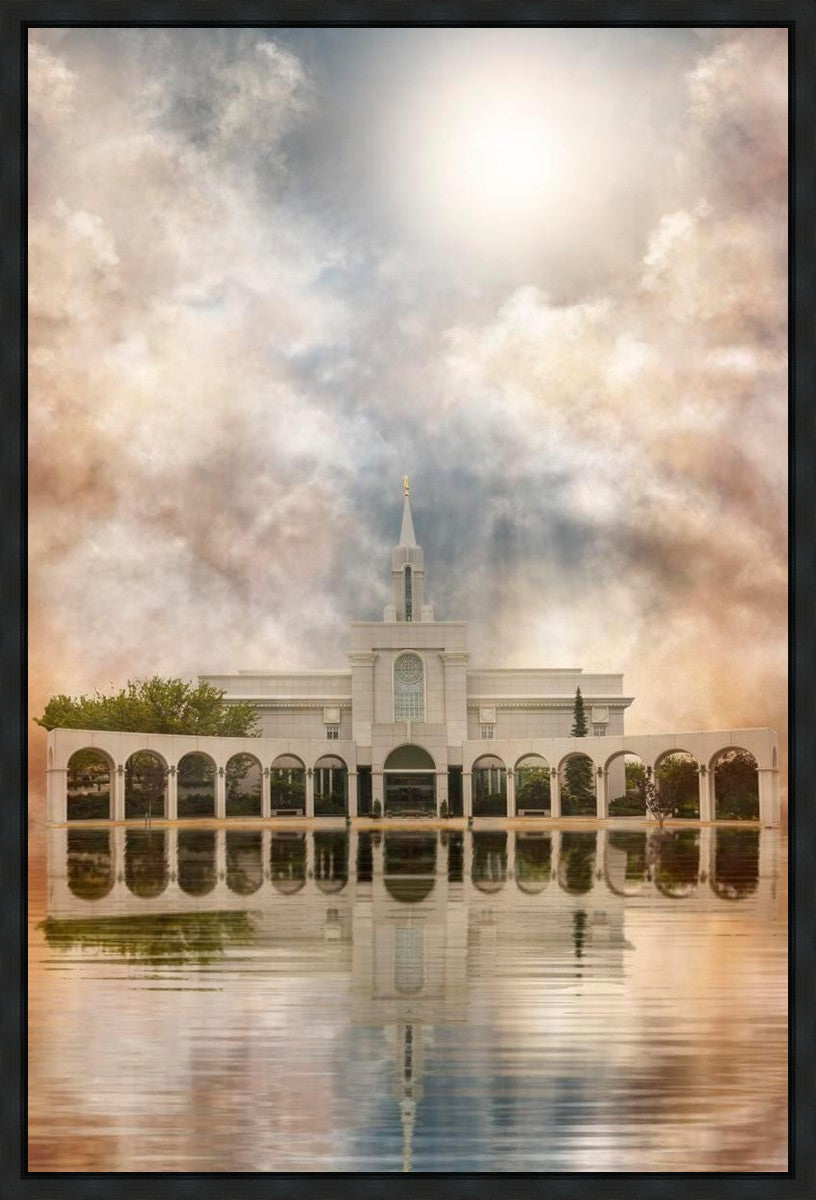 Millennial Reflection Bountiful Utah Temple