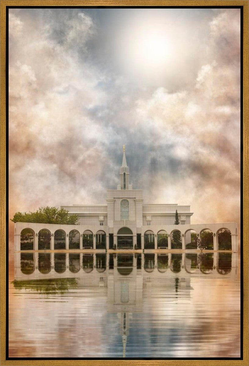 Millennial Reflection Bountiful Utah Temple