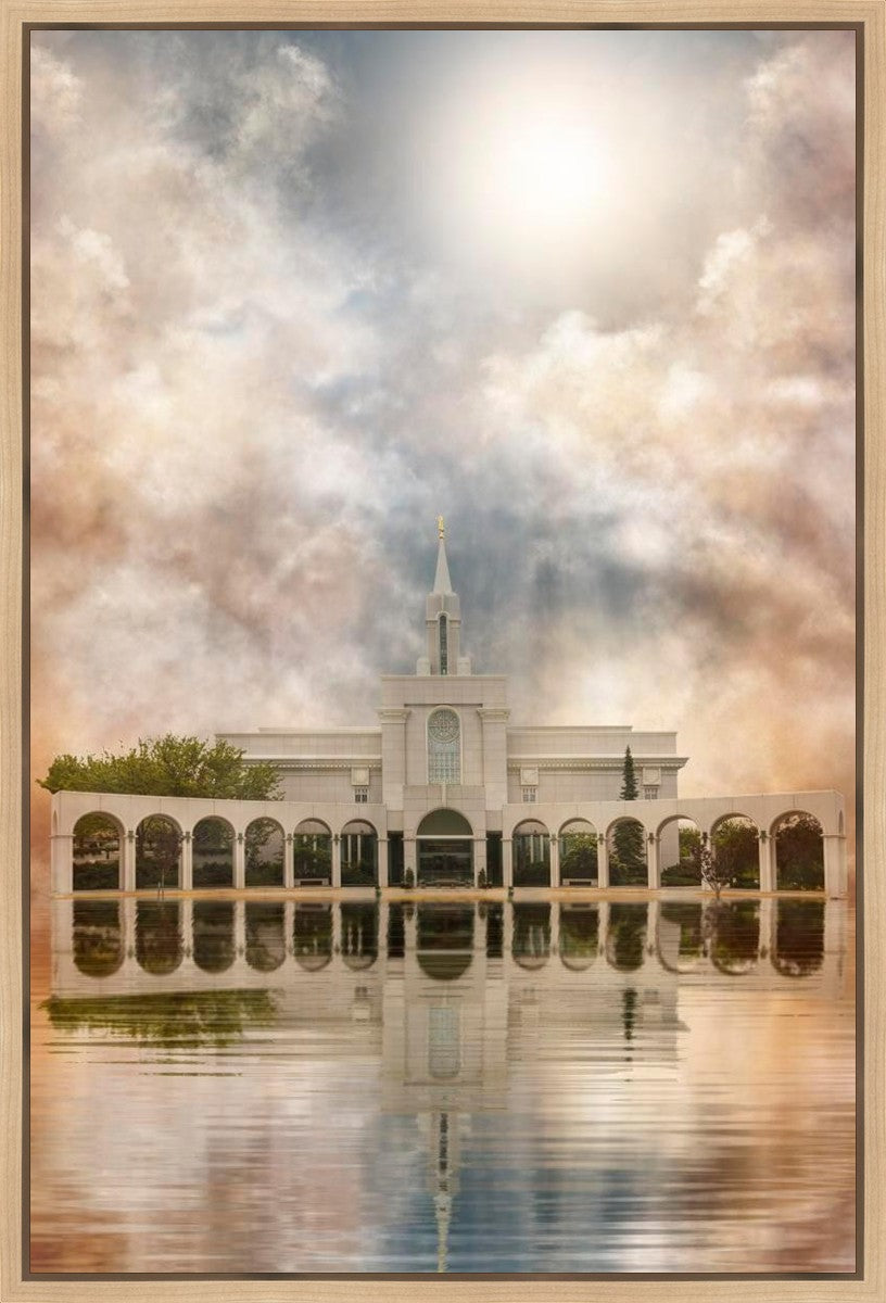 Millennial Reflection Bountiful Utah Temple