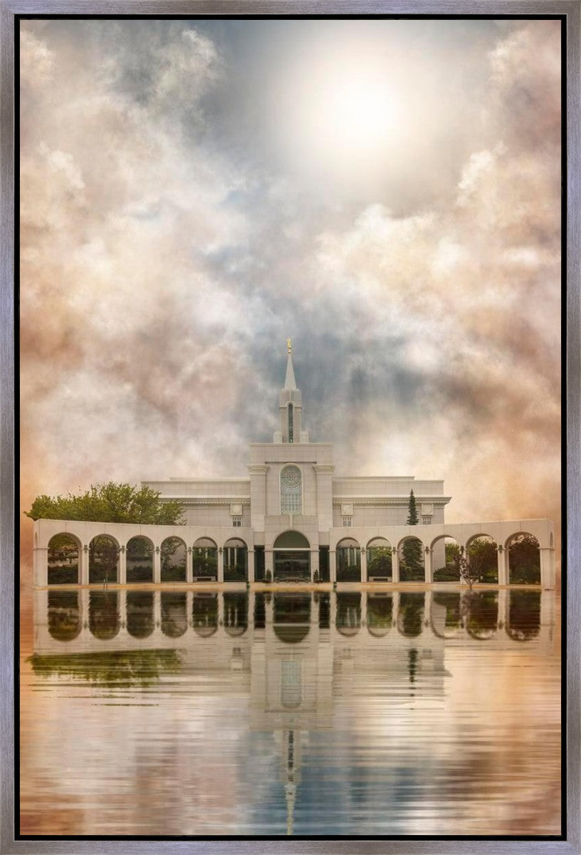 Millennial Reflection Bountiful Utah Temple