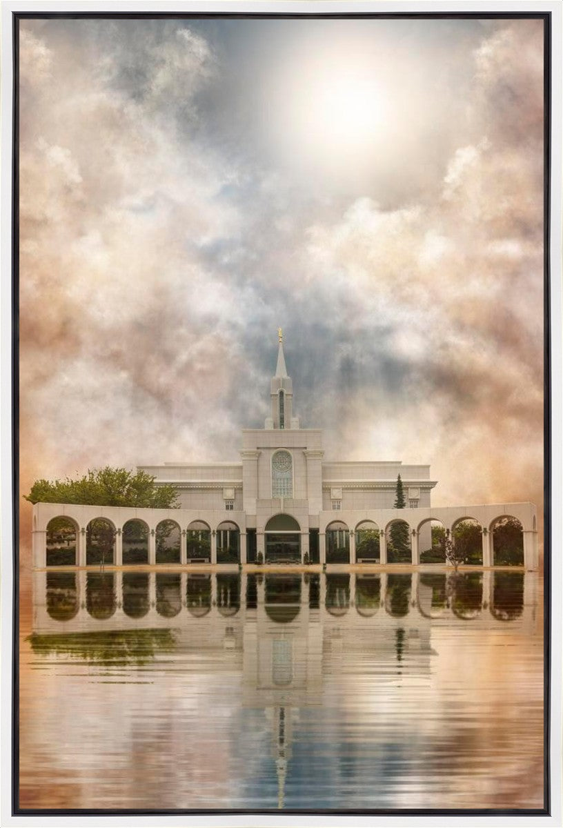 Millennial Reflection Bountiful Utah Temple