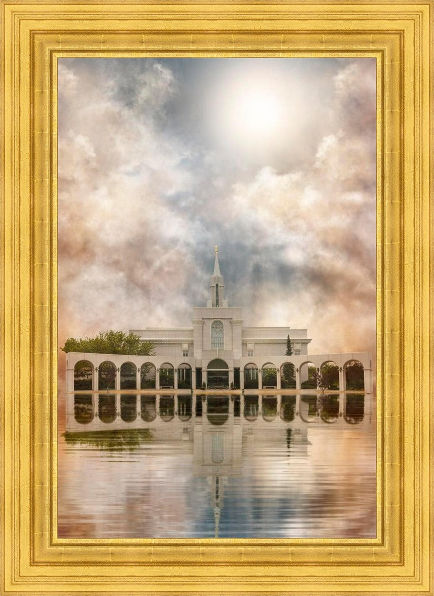 Millennial Reflection Bountiful Utah Temple