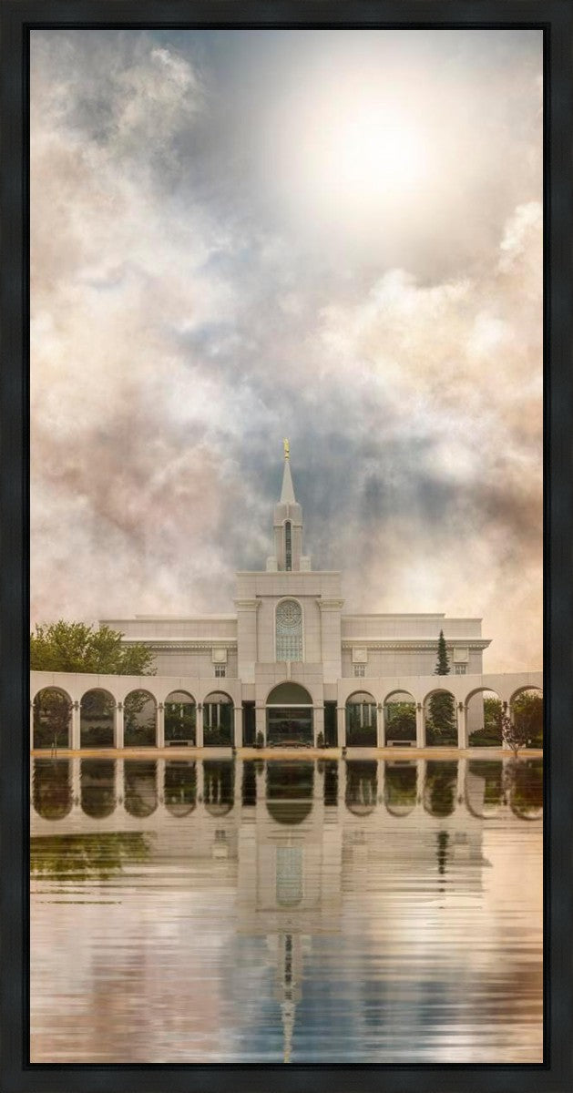 Millennial Reflection Bountiful Utah Temple