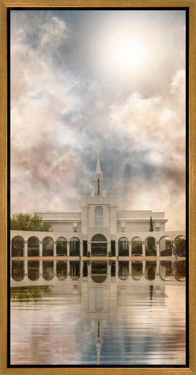 Millennial Reflection Bountiful Utah Temple