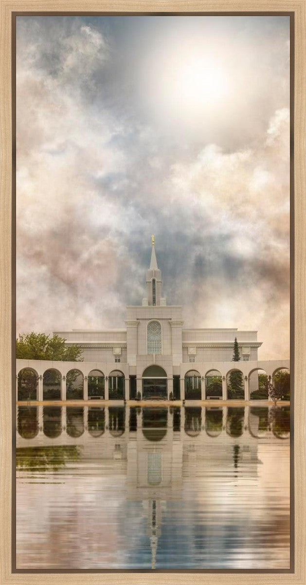 Millennial Reflection Bountiful Utah Temple