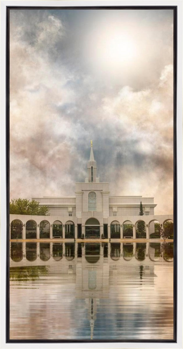 Millennial Reflection Bountiful Utah Temple