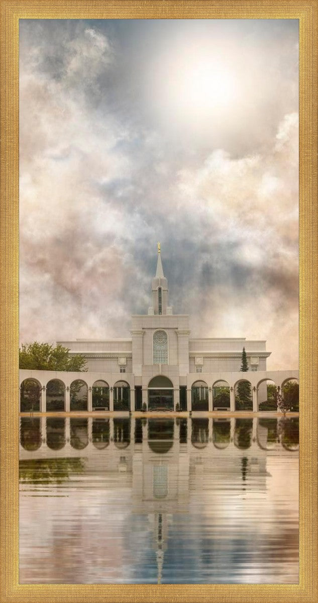 Millennial Reflection Bountiful Utah Temple