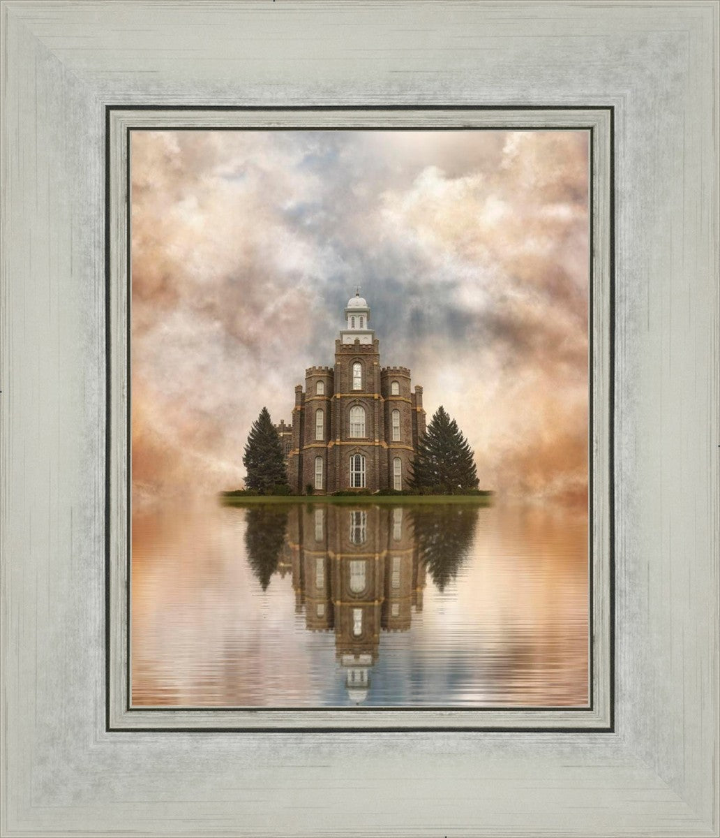 Millennial Reflection Logan Utah Temple