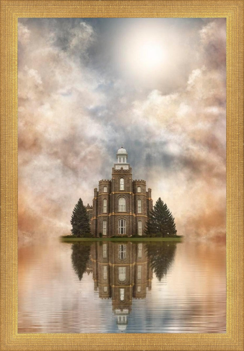 Millennial Reflection Logan Utah Temple