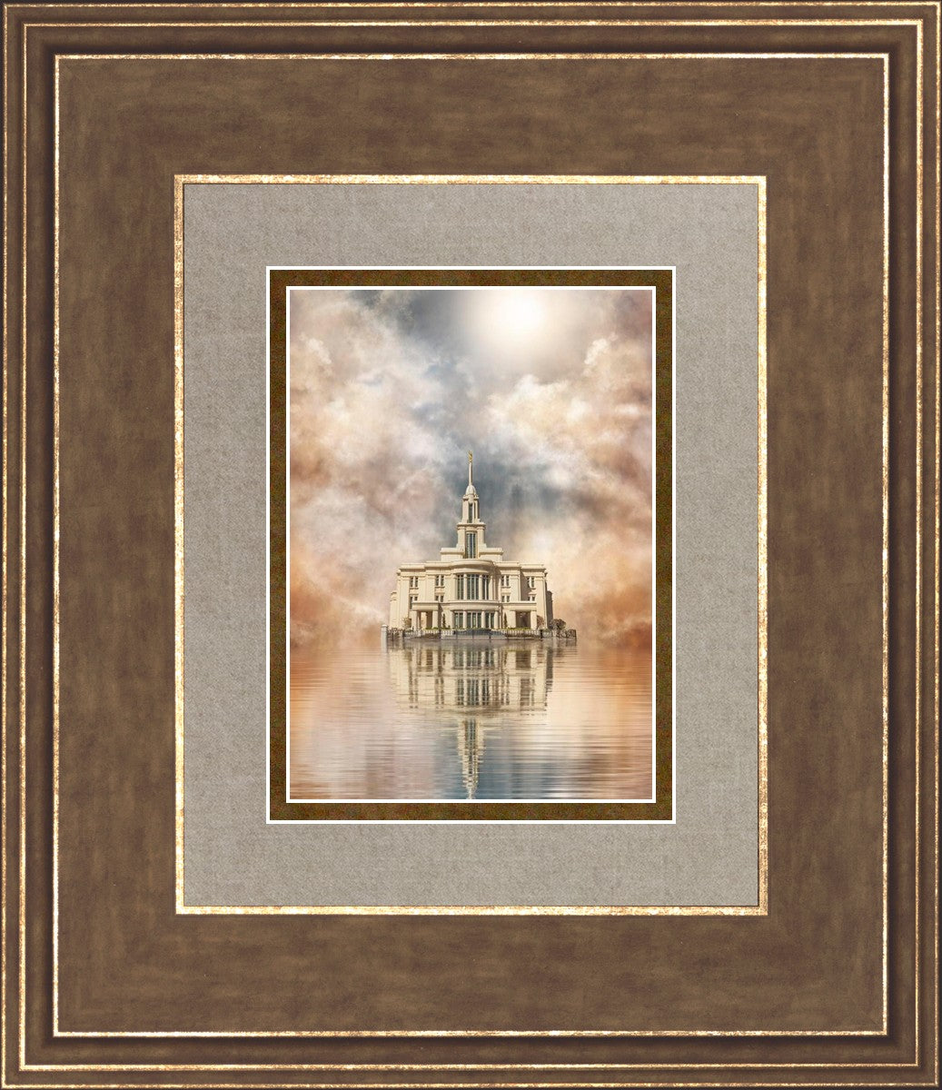 Millennial Reflection Payson Utah Temple