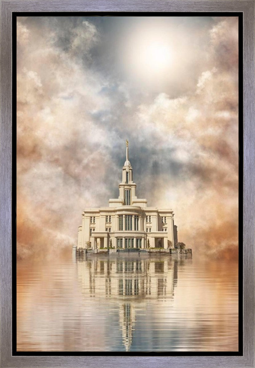 Millennial Reflection Payson Utah Temple
