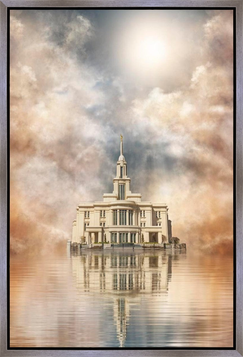 Millennial Reflection Payson Utah Temple
