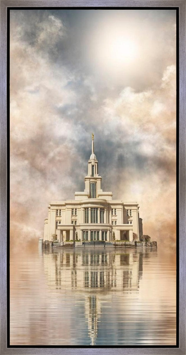 Millennial Reflection Payson Utah Temple