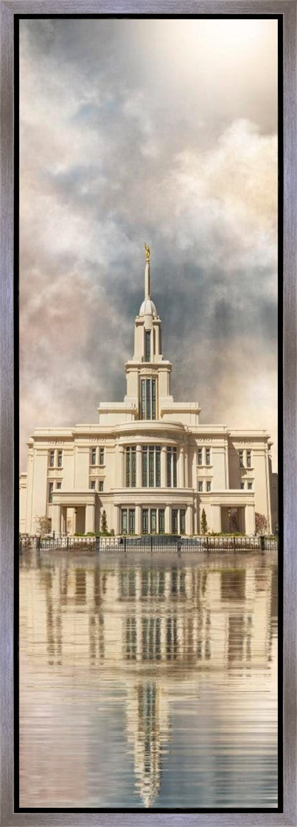 Millennial Reflection Payson Utah Temple