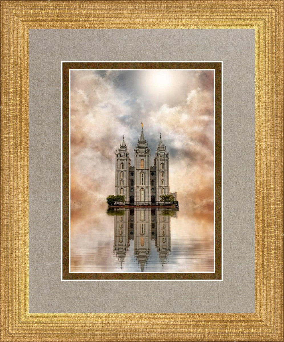 Millennial Reflection Salt Lake City Utah Temple