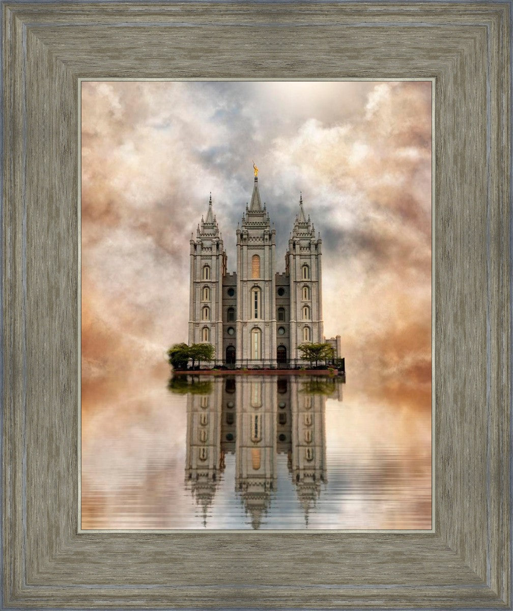 Millennial Reflection Salt Lake City Utah Temple