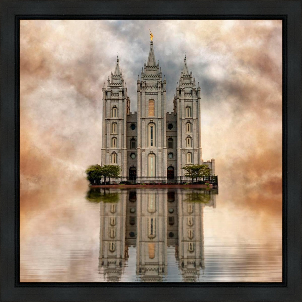 Millennial Reflection Salt Lake City Utah Temple