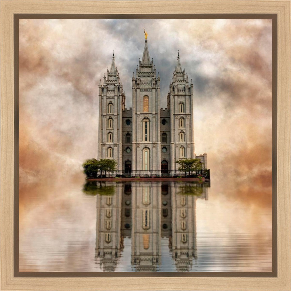 Millennial Reflection Salt Lake City Utah Temple