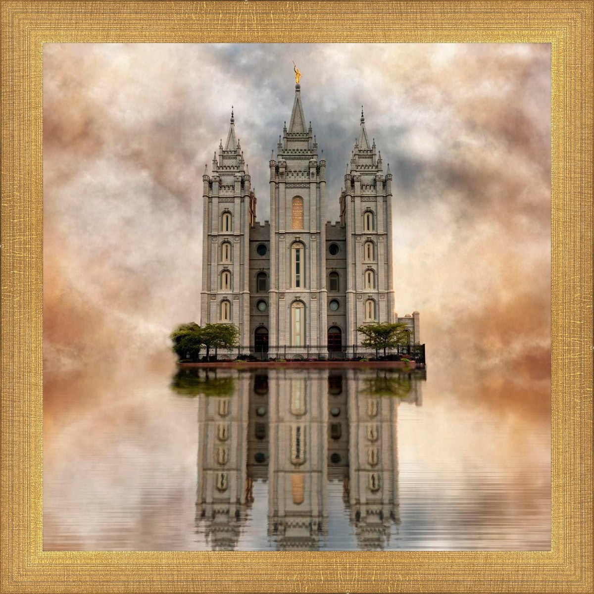Millennial Reflection Salt Lake City Utah Temple