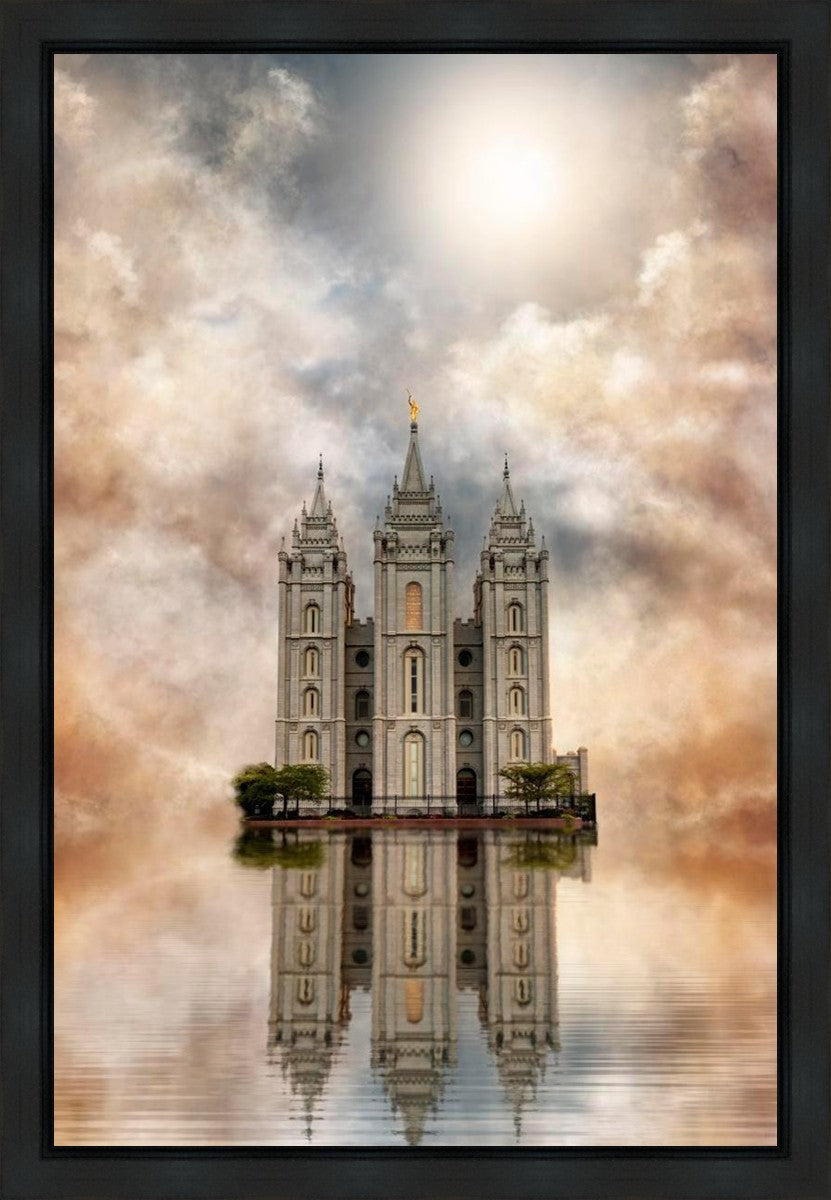 Millennial Reflection Salt Lake City Utah Temple