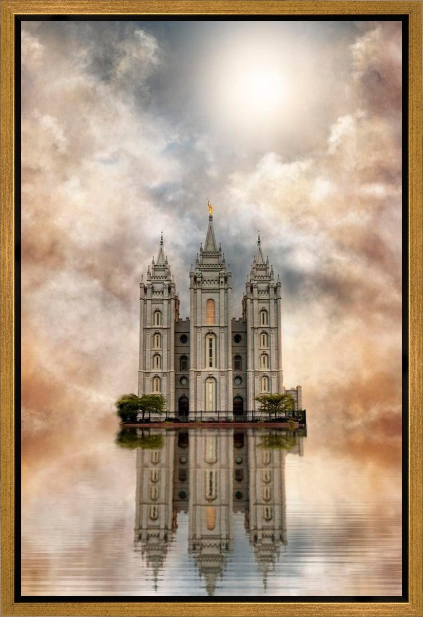 Millennial Reflection Salt Lake City Utah Temple