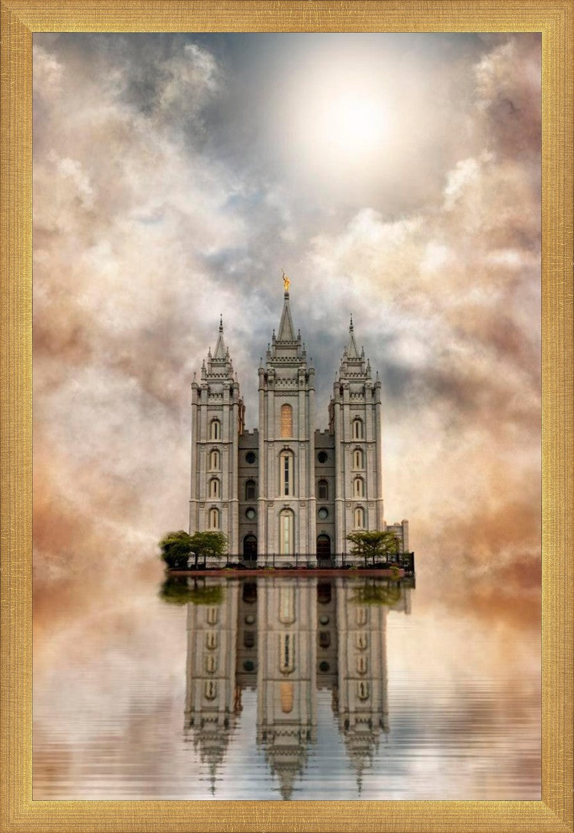 Millennial Reflection Salt Lake City Utah Temple