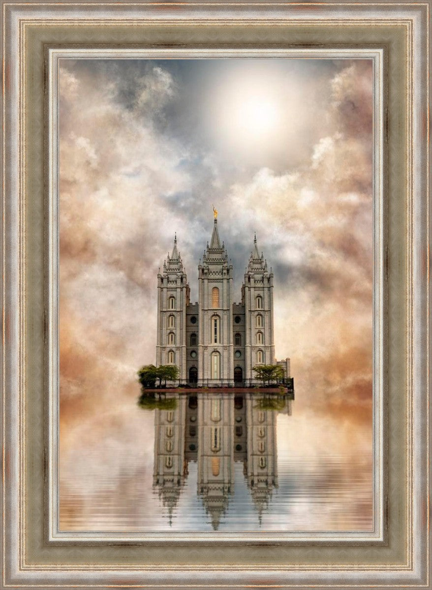 Millennial Reflection Salt Lake City Utah Temple