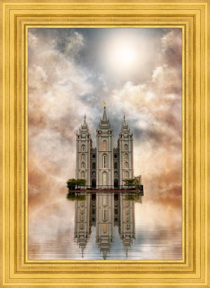 Millennial Reflection Salt Lake City Utah Temple