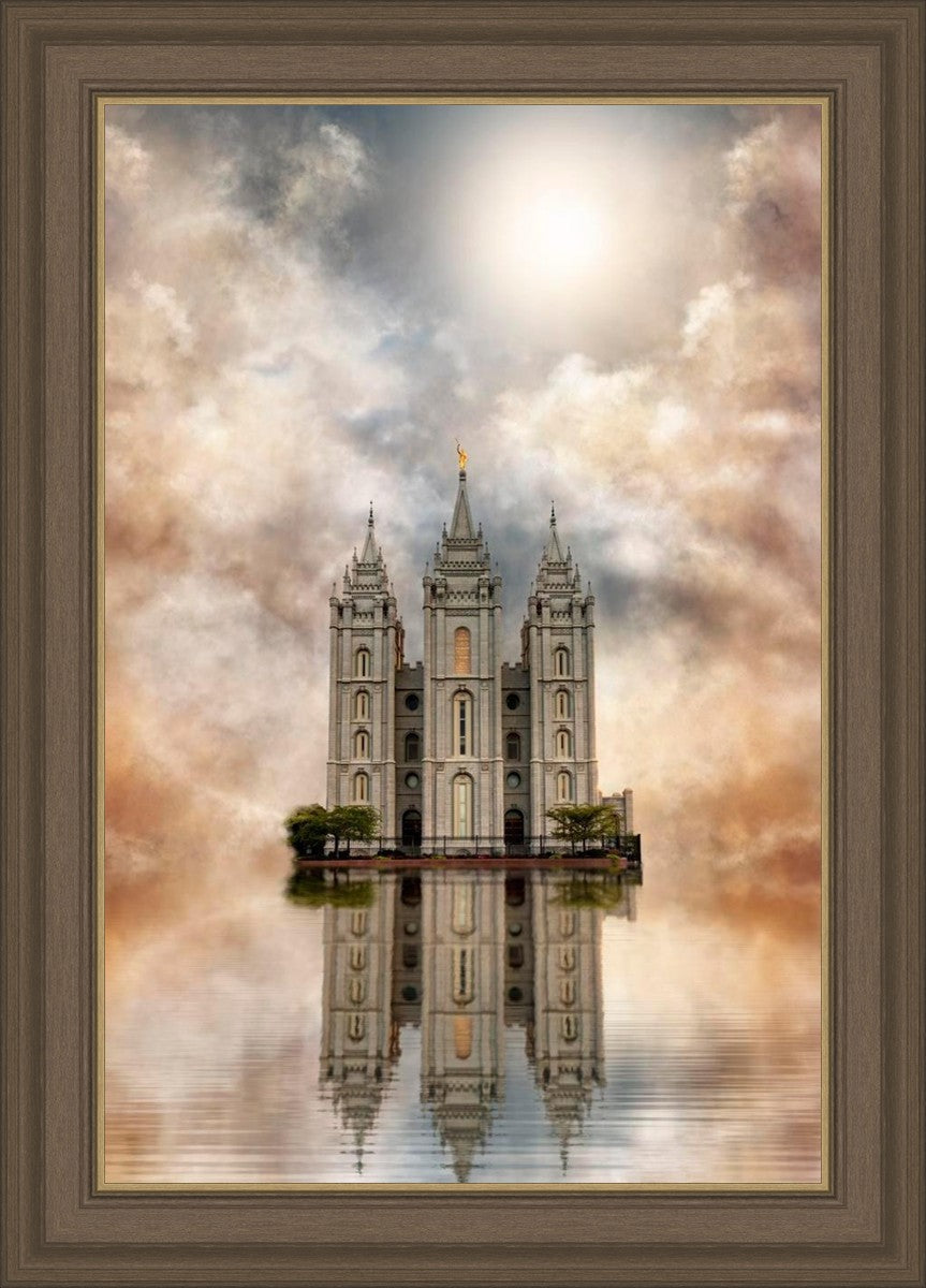 Millennial Reflection Salt Lake City Utah Temple