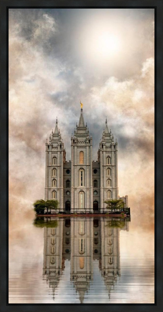 Millennial Reflection Salt Lake City Utah Temple