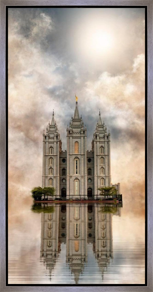 Millennial Reflection Salt Lake City Utah Temple