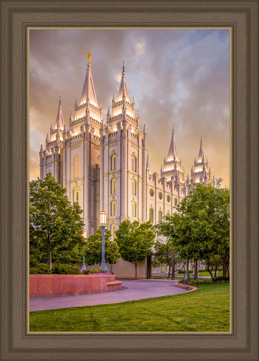 Salt Lake City Utah Eternal Glow