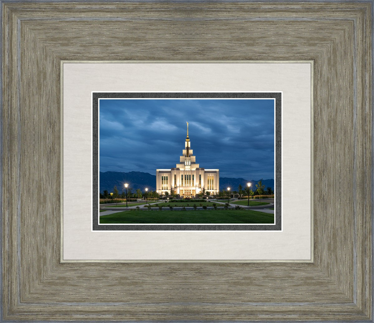 Saratoga Springs Utah Blue Night