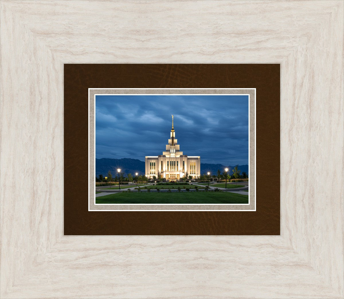 Saratoga Springs Utah Blue Night